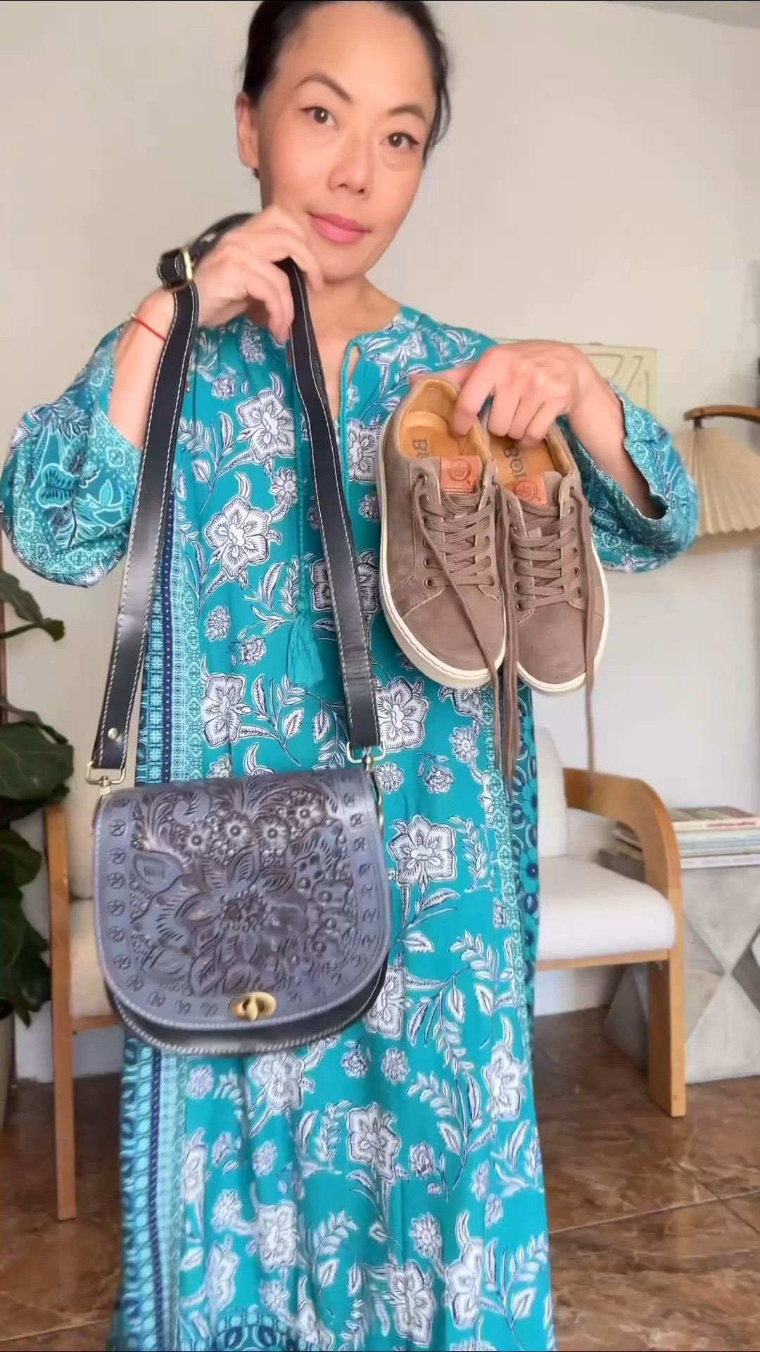 The easiest way to make a summer outfit feel less basic? Add a scarf. ✨

Kaftan dress: Comfortable, effortless, and drapes beautifully.

Bag: Great quality, the perfect size, and the neutral color goes with everything.

Sneakers: Not your regular sneakers—comfortable, and easy to wear all year round.

#ad

@Coldwater Creek

#LTKgrwm #LTKootd #LTKOver40
