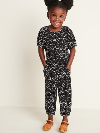 Printed Jersey Jumpsuit for Toddler Girls | Old Navy US