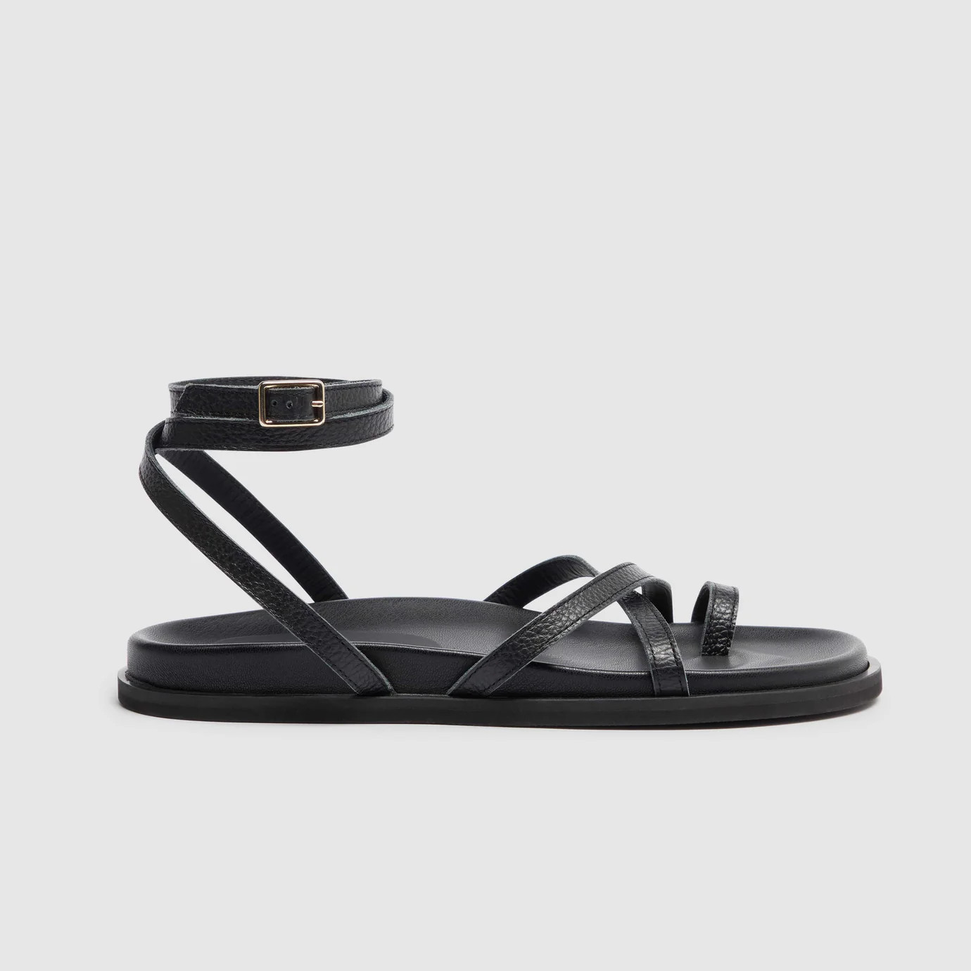 STRAPPY SANDAL - BLACK | WAT The Brand