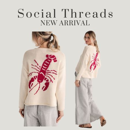 Pink Pineapple roll neck lobster sweater 

Social threads new arrivals 

#LTKfindsunder50 #LTKstyletip #LTKfindsunder100