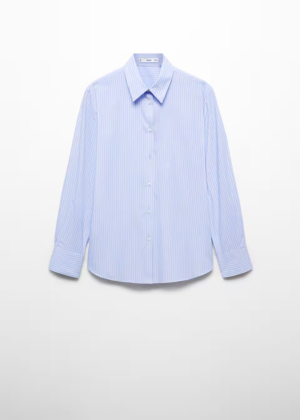 Regular cotton lyocell-blend shirt | MANGO (US)
