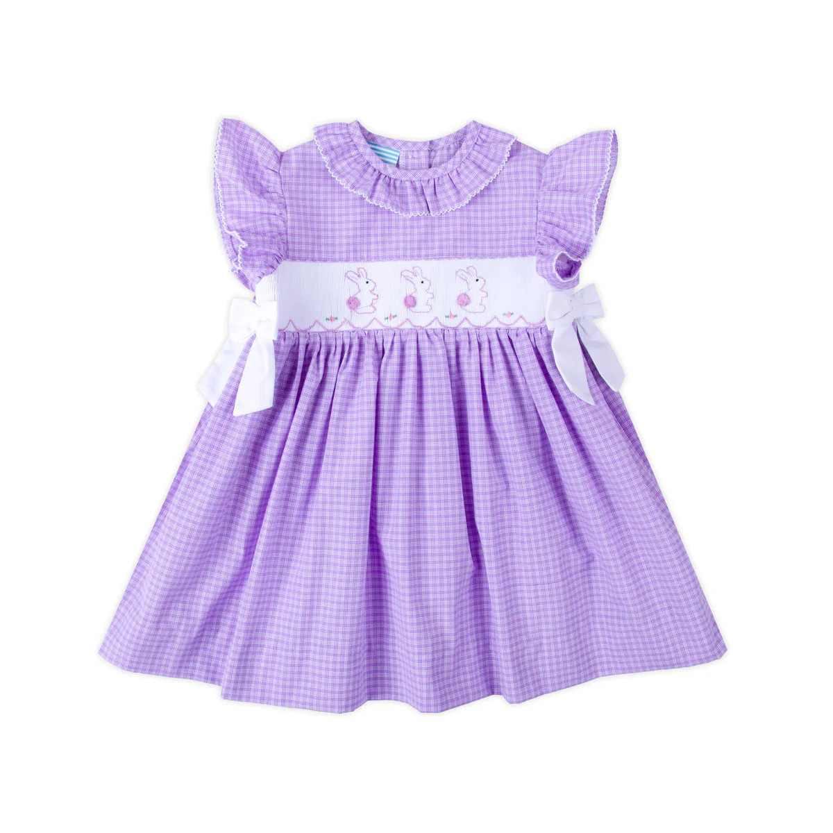 Easter Friends Smocked Lavender Beverly Dress | Classic Whimsy