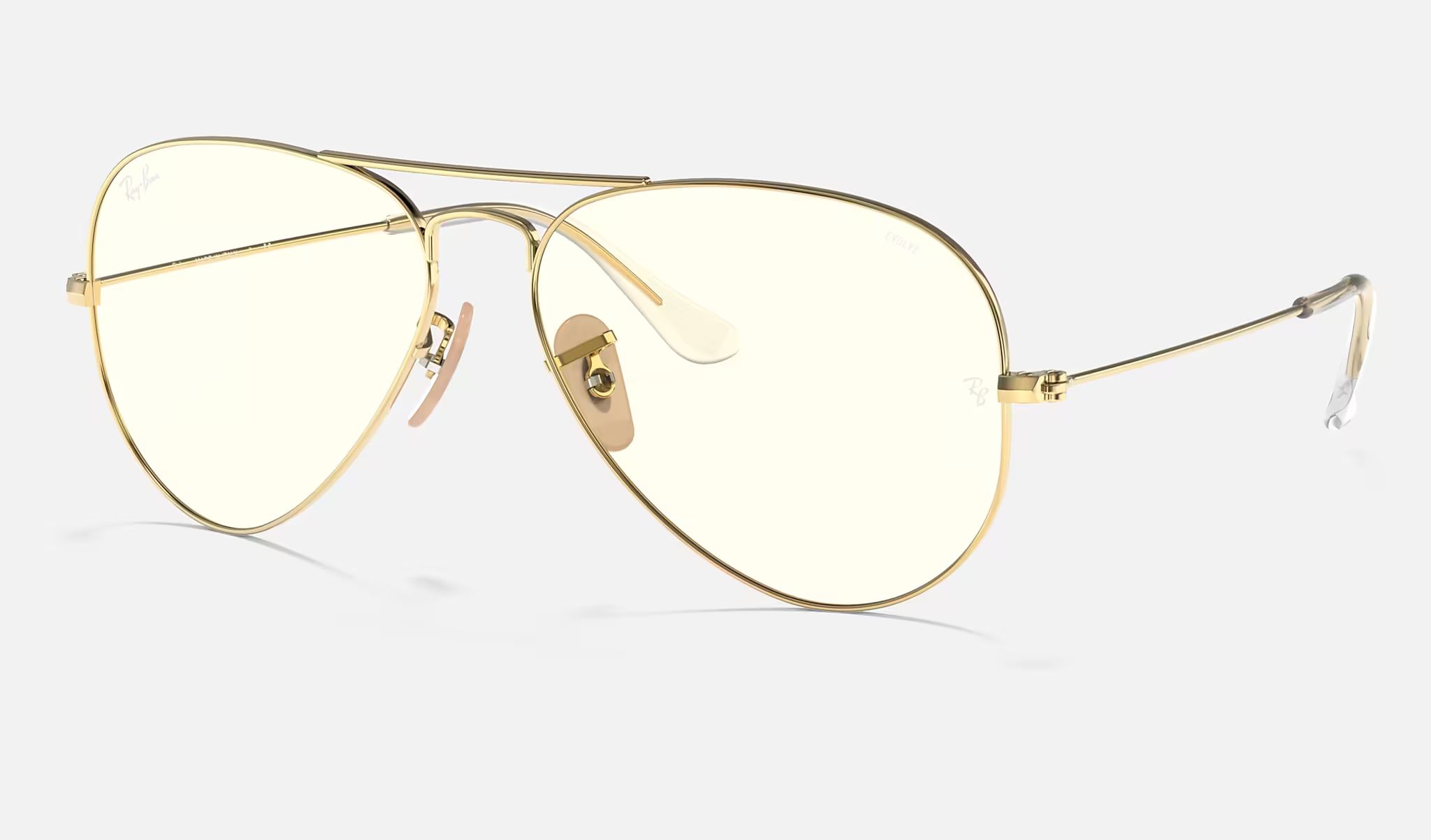 Check out the Aviator Clear Evolve at ray-ban.com | Ray-Ban (US)