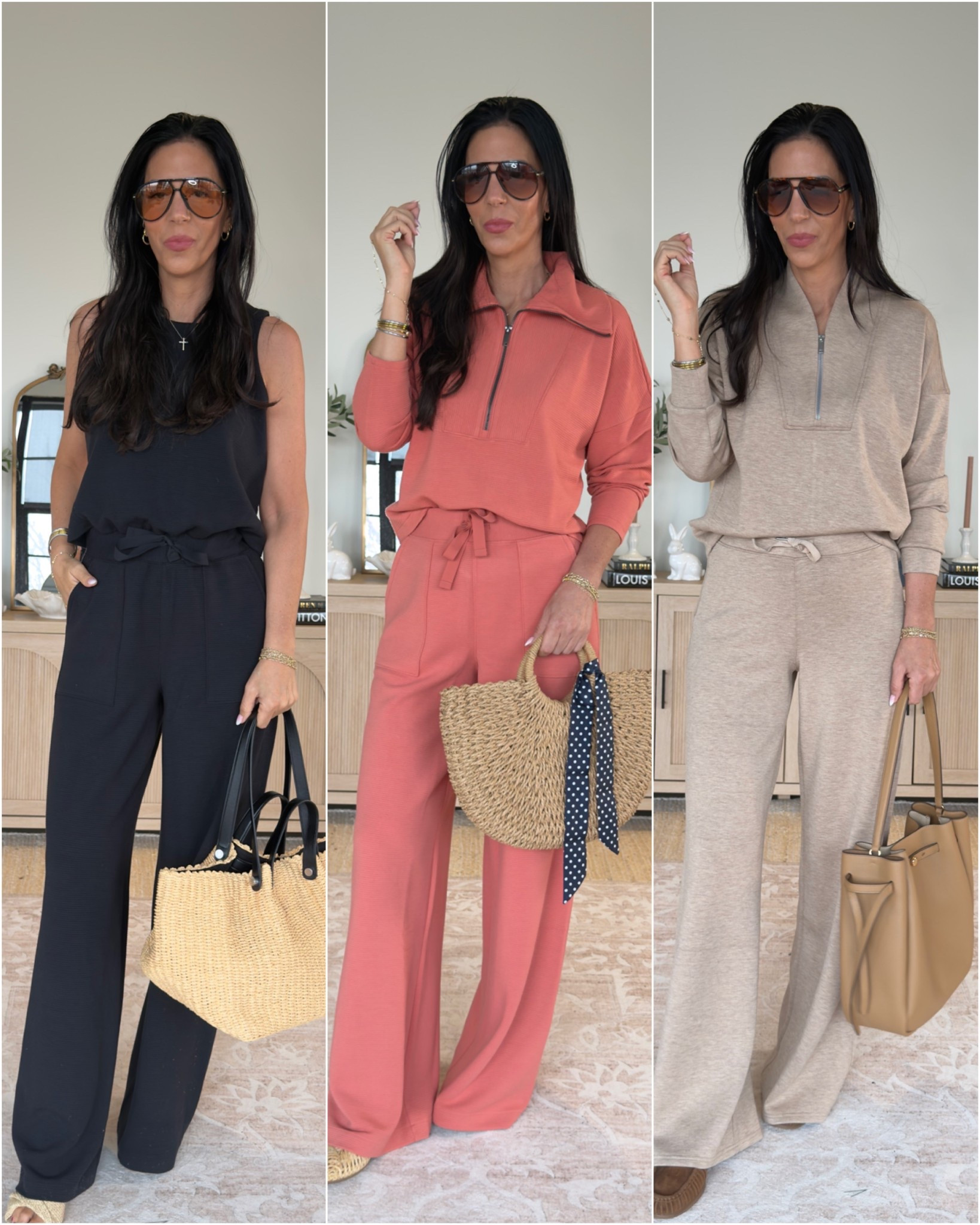 @Spanx Spanx site wide sale and their air essentials releases in new colors, styles and ribbed. 
Wearing a small and small tall in everything 
I always travel in these sets and where them day to day 

#LTKOver40 #LTKootd #LTKU