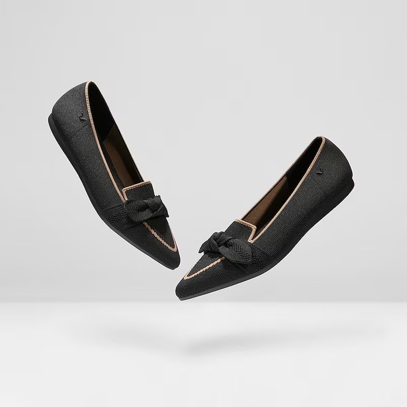 Pointed-Toe Bow Loafers | Vivaia Collection