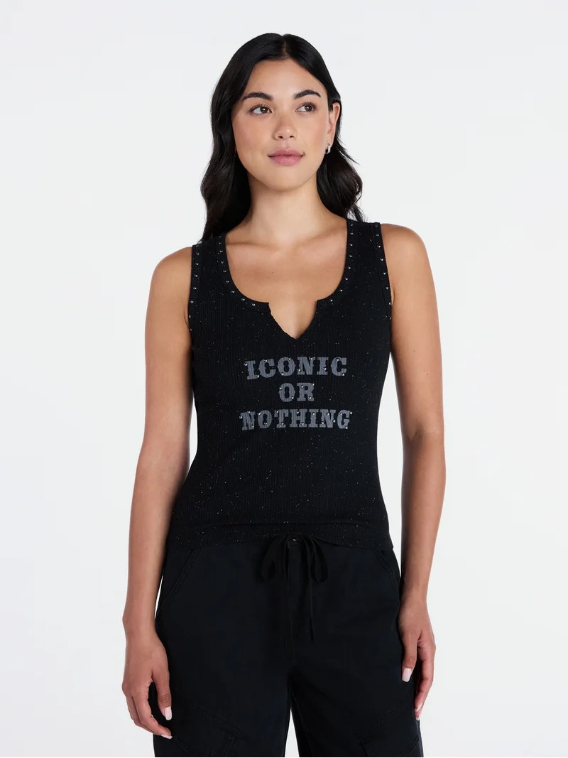 Madden NYC Women\u2019s Graphic Tank Top, Sizes XXS-XXL | Walmart (US)