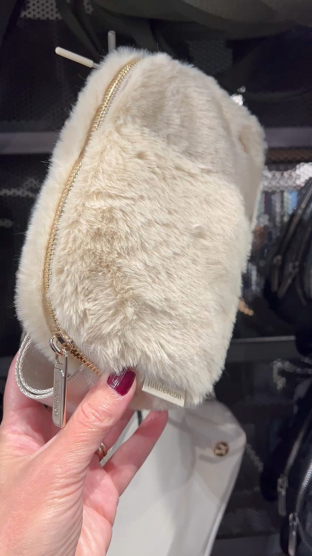 Must have furry belt bag from Lululemon! It’s soft and plush. 
Feels fantastic. 

Absolutely love it! Will look awesome with your winter wardrobe and great for traveling!

Linking other purses and bags for an active lifestyle!

This would make a great Christmas gift!


#LTKSeasonal #LTKFindsUnder100 #LTKOver40 #LTKfitnessgoals #LTKActive #LTKSaleAlert #LTKFindsUnder50 #LTKGiftGuide #LTKHoliday #LTKTravel #LTKvlog