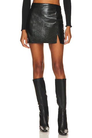 Steve Madden Cameron Mini Skirt in Black from Revolve.com | Revolve Clothing (Global)