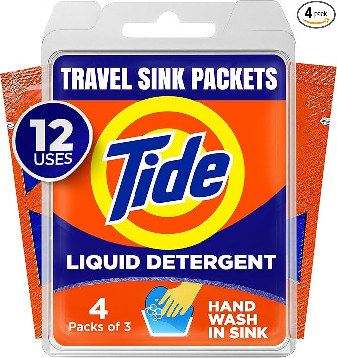 Tide Travel Sink Packets, Pack of 3 | Amazon (US)