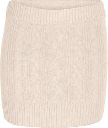 Janie High Waist Cable Knit Sweater Skirt | Nordstrom Rack