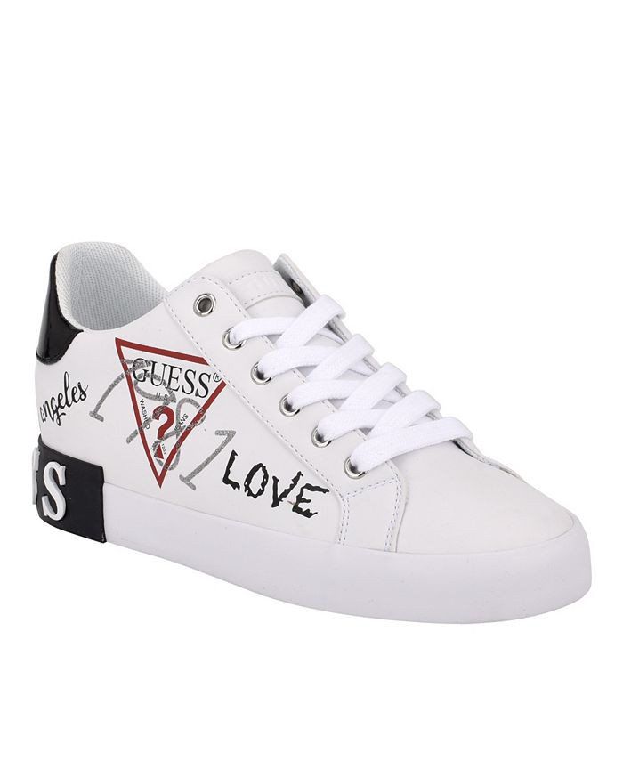 GUESS
          
  
  
      
          Women's Pathin Lace-Up Sneakers | Macys (US)