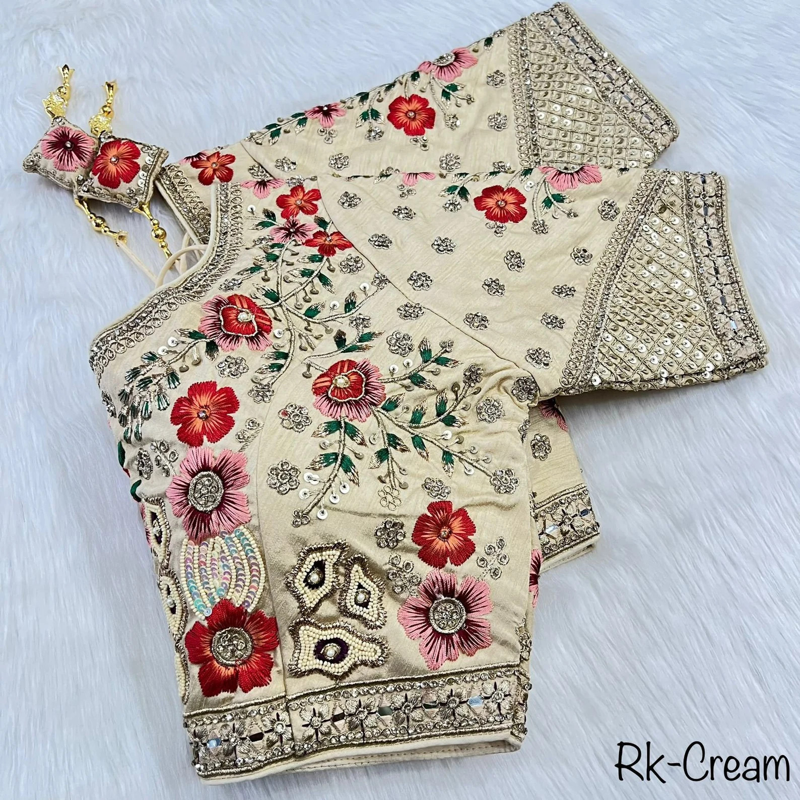 Readymade Bridal Style Blouse Heavy Real Dimond Work Blouse Pure Silk Fabric Heavy Stitched Blous... | Etsy (US)