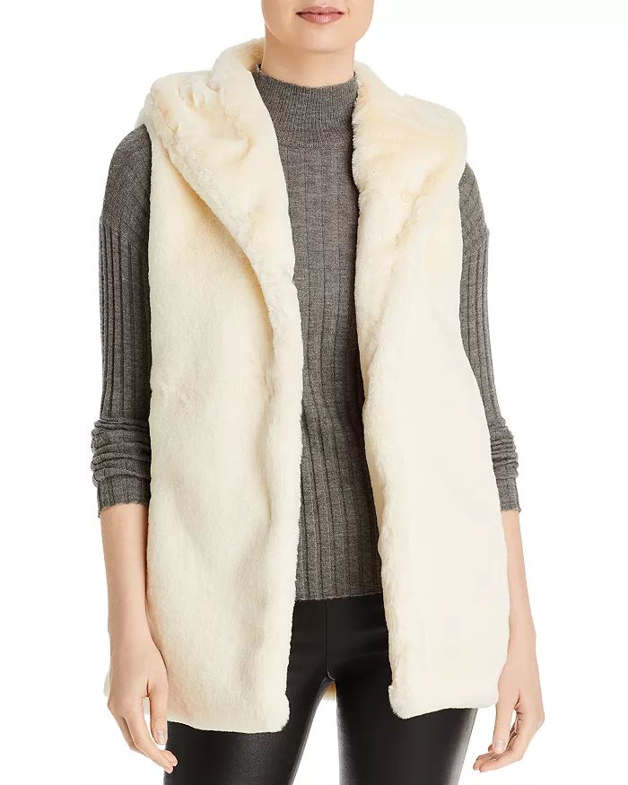Longline Faux Fur Vest | Bloomingdale's (US)