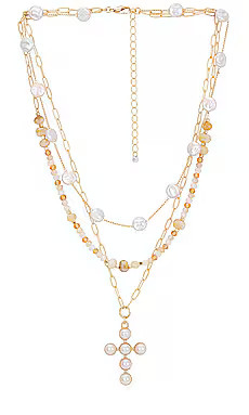 8 Other Reasons Cross Layered Necklace in Gold from Revolve.com | Revolve Clothing (Global)