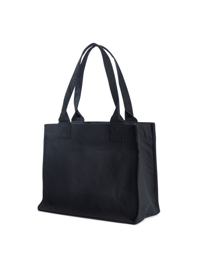 Women's GANNI Large Easy Shopper Tote Bag Black | Fenwick | Fenwick