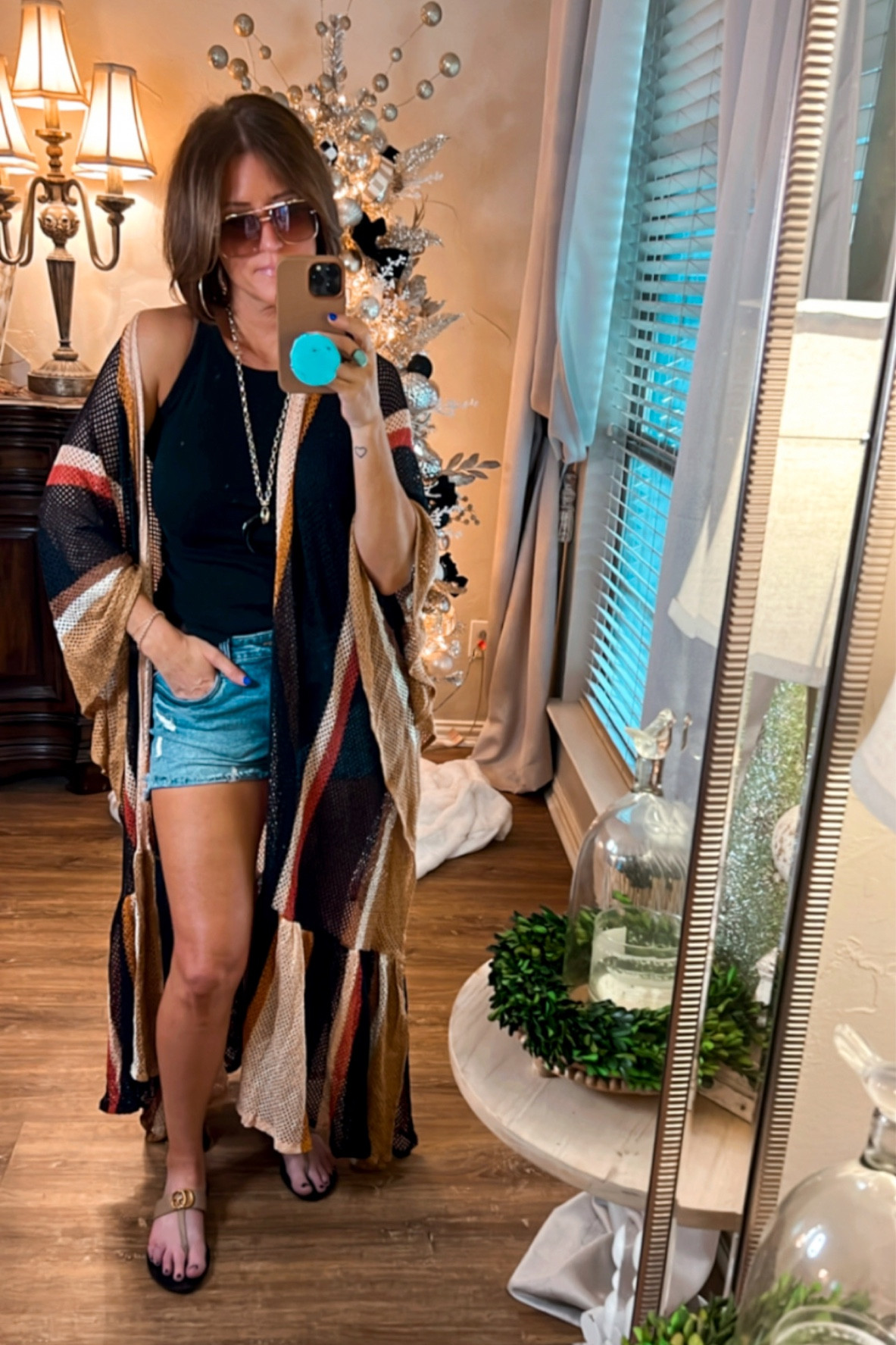 Free People kimono.  Perfect swimsuit coverup or to wear with shorts and a tank  

#LTKover40 #LTKstyletip #LTKtravel