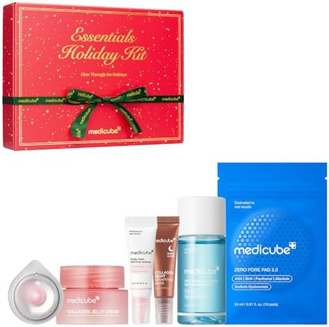 medicube Essentials Holiday Kit | 6-in-1 Mini Skincare Gift Set | Amazon Exclusive Trial Sizes fo... | Amazon (US)