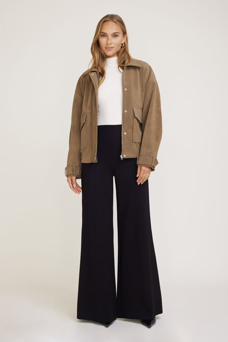 Wide Leg Ponte Pants | Dynamite Clothing