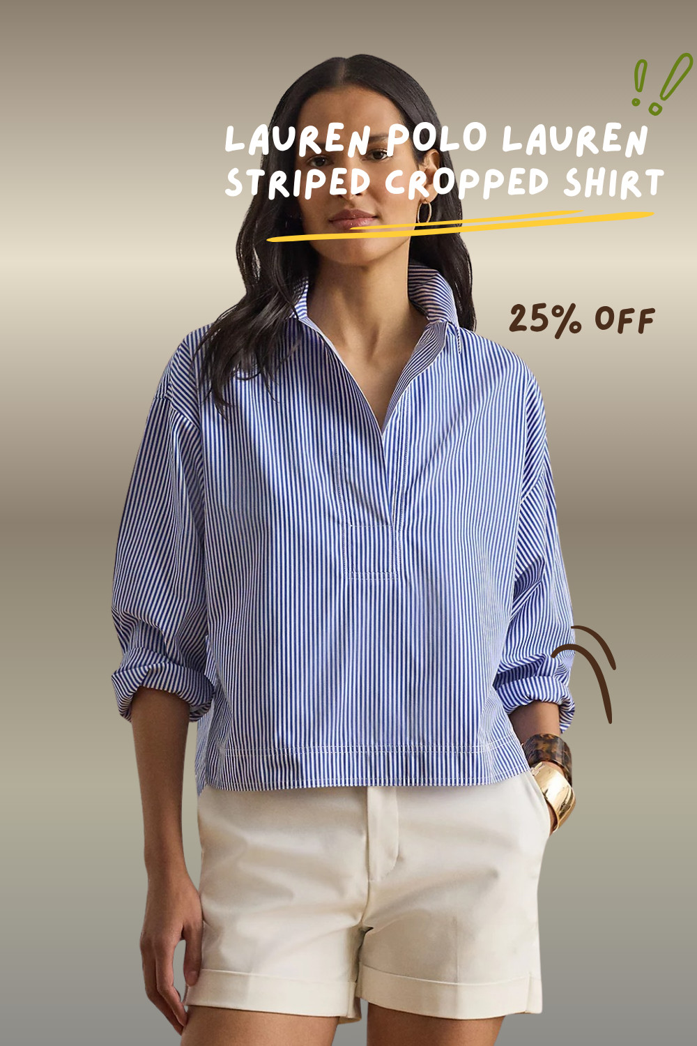 25% Off Ralph Lauren Striped Cropped Shirt (Bloomingdale’s Sale)

The Lauren Ralph Lauren Striped Cropped Shirt is currently 25% off at Bloomingdale’s until 3/30. This is a classic Ralph Lauren striped shirt that is perfect for spring and summer outfits. Easy to wear with jeans, skirts, or trousers. If you like Ralph Lauren basics, this is a great time to grab it while it’s on sale before the price goes back up. 

 #LTKsale #LTKstyletip #LTKgiftguide