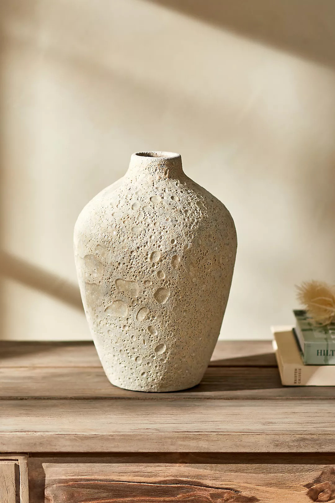 Textured Cream Vase | Anthropologie (US)