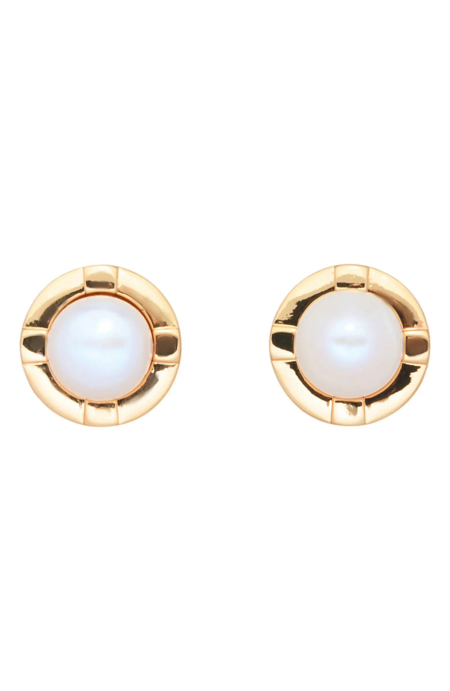 Thales Freshwater Pearl Stud Earrings | Nordstrom
