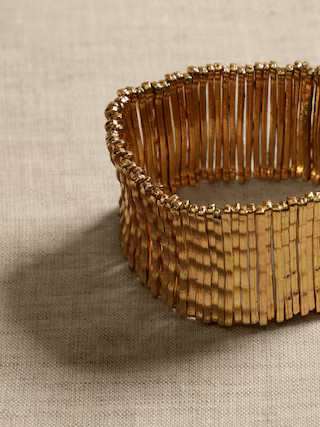 Isha Elastic Cuff | Aureus + Argent | Banana Republic Factory