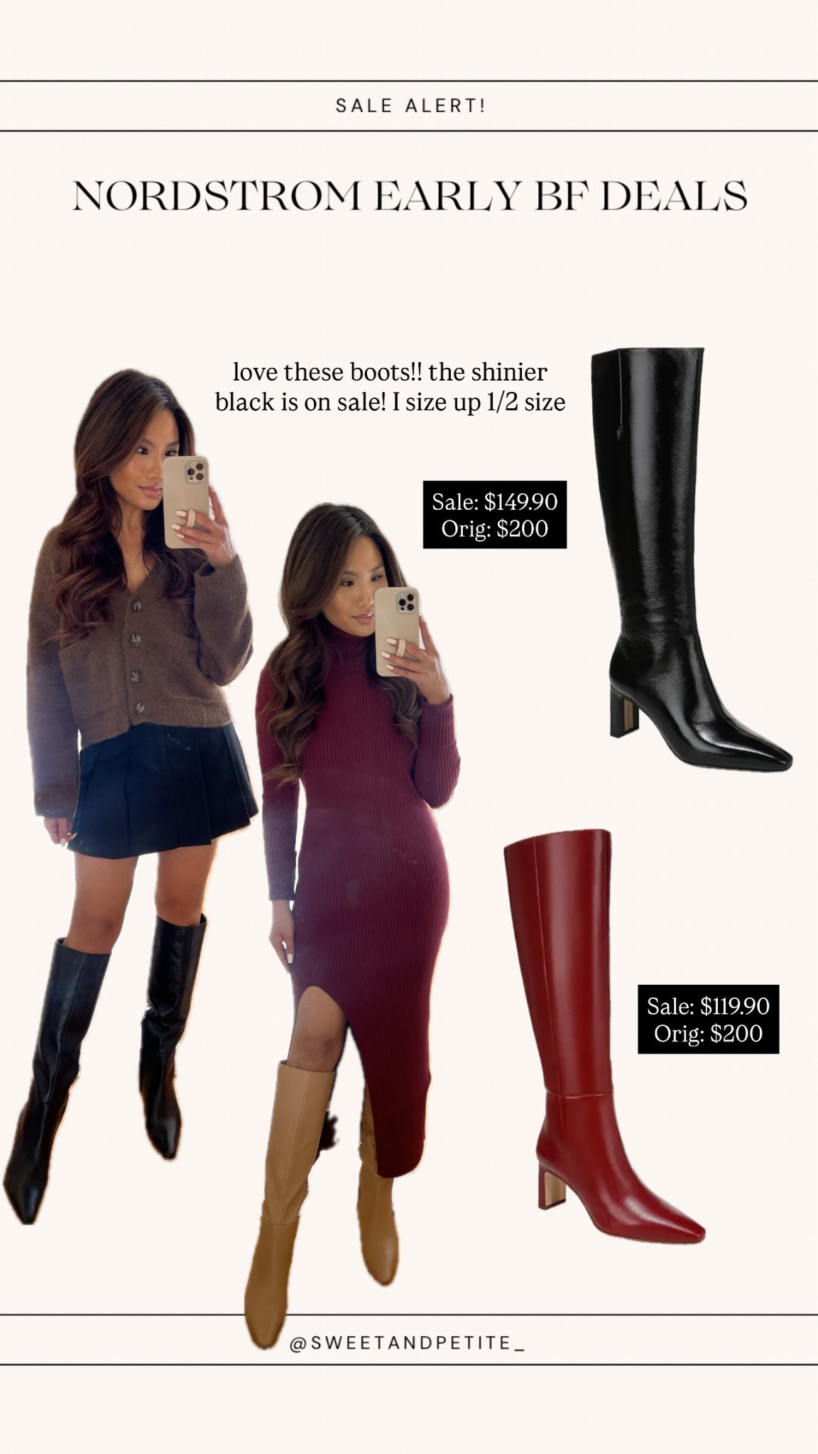 Boots on sale! Early Black Friday deal - love these boots they’re a really classic look and comfortable too! I size up 1/2 size 

#LTKPetite #LTKSaleAlert #LTKShoeCrush