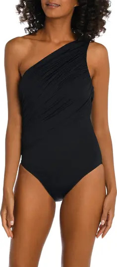 La Blanca Island Goddess Ruched One-Shoulder One-Piece Swimsuit | Nordstromrack | Nordstrom Rack