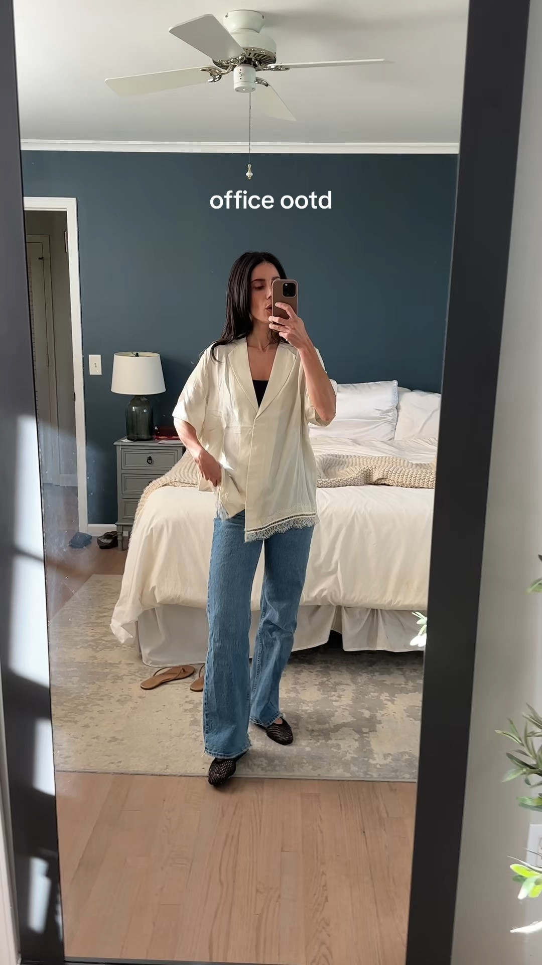 Outfit of the day for the office.

Wearing size xs/0 for the top
24 short in the jeans but wish I did regular length
I’m 5’1”

Office ootd, work ootd, work style, working mom, work style ideas, summer outfit, summer style, office outfit, office style

#LTKootd #LTKgrwm #LTKWorkwear