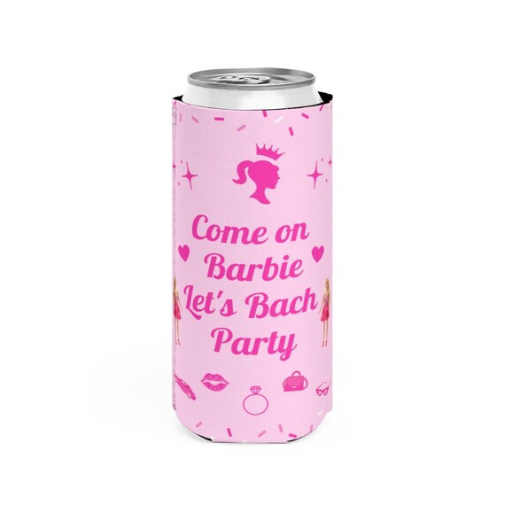 Custom Barbie Bachelorette Slim Can Koozie / Can Cooler / Can - Etsy | Etsy (US)