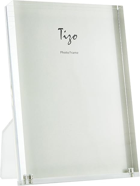 Tizo 4" X 6" Acrylic Crystal Clear Photo Frame, | Amazon (US)