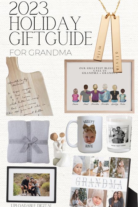 2023 GIFT GUIDE: for the grandma! 

Grandma's Gift Guide: Because she deserves the best, personalized everything! 🎁✨ From custom mugs to monogrammed blankets, make every gift as unique and special as she is. Show your love with a touch of personalization this holiday season. 🌟👵❤️

#LTKfindsunder50 #LTKGiftGuide #LTKfindsunder100