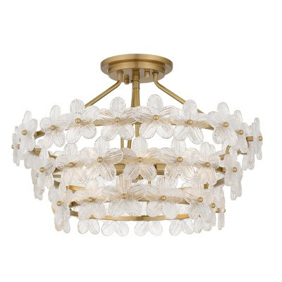 Wright 4-Light Brushed Gold Semi-Flush Mount | Target