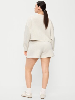 High-Waisted Bounce Fleece Shorts -- 5-inch inseam | Old Navy (US)