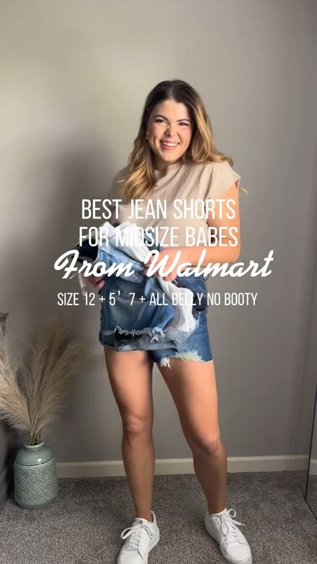 The best jean shorts for my MIDSIZE girls with thick tummies from Walmart. I’m a size 12 and 5 ‘7. All under $30!!


#LTKstyletip #LTKunder50 #LTKcurves