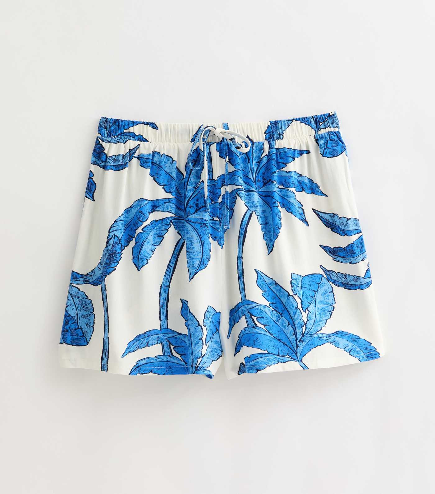 Blue Palm Tree Print Shorts | New Look | New Look (UK)