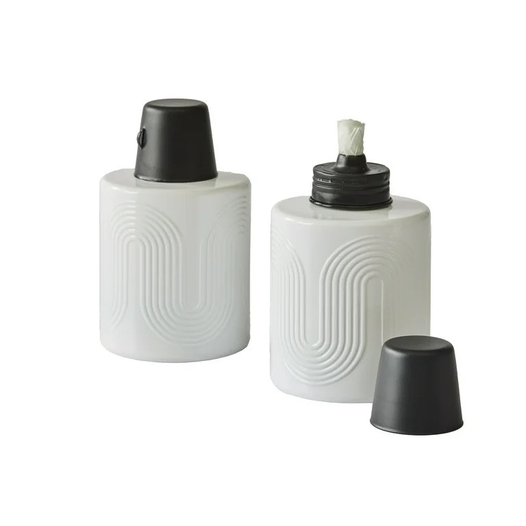 Better Homes & Garden White Arch Outdoor Tabletop Torches, 2 pack | Walmart (US)