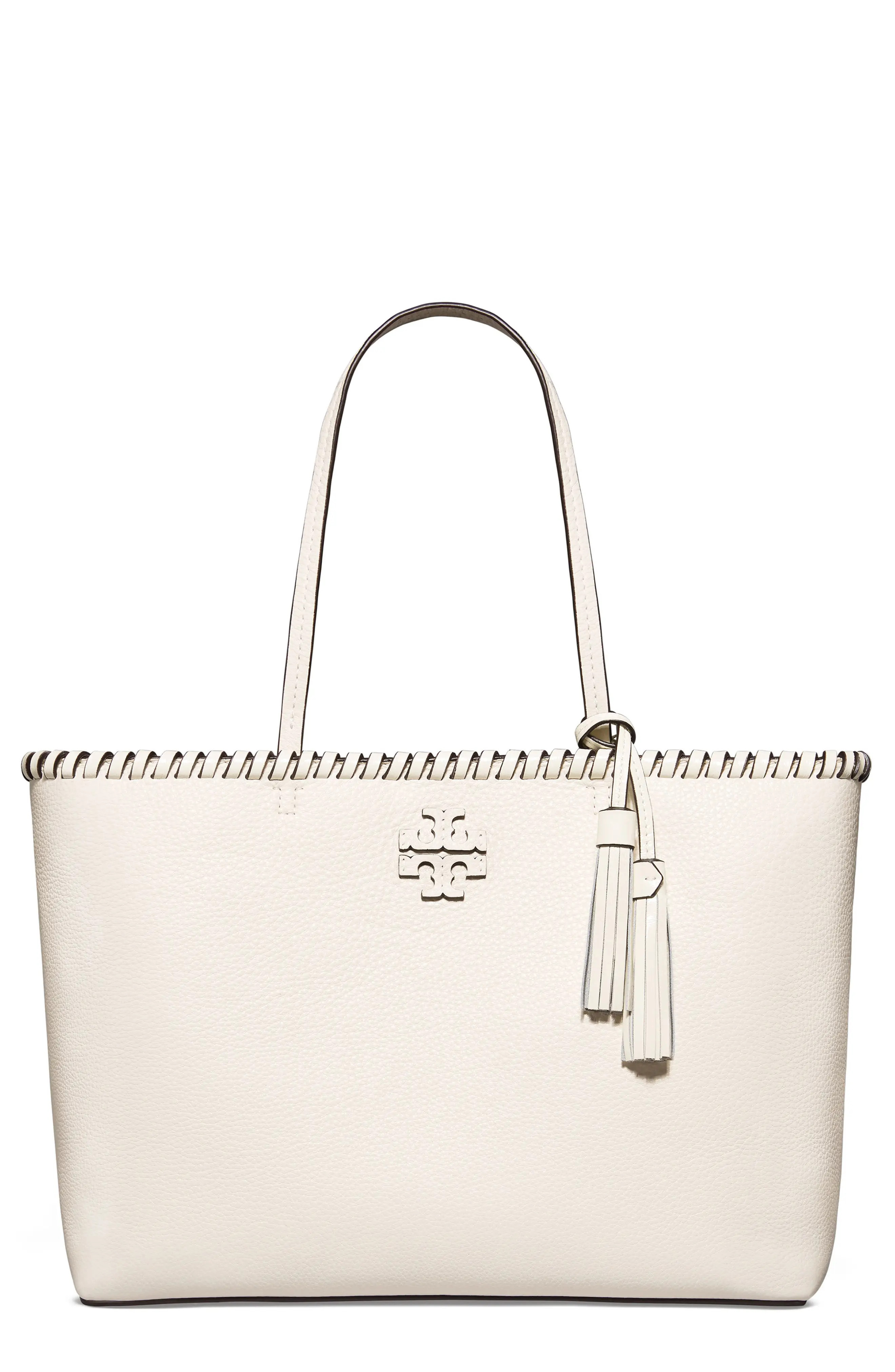 McGraw Whipstitch Leather Tote | Nordstrom