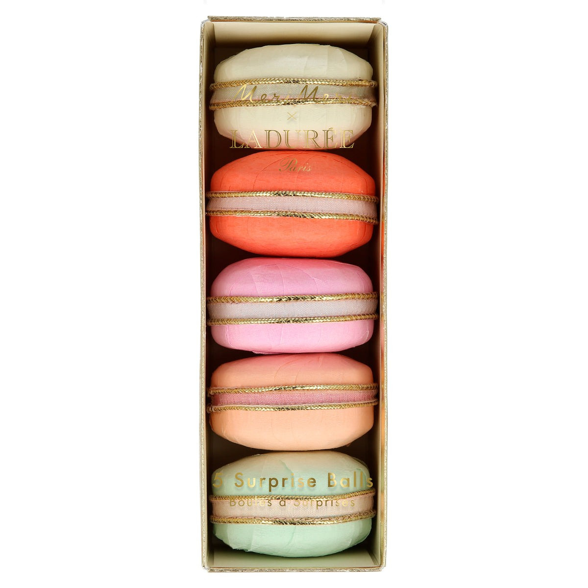Ladurée Paris Macaron Surprise Balls (x 5) | Meri Meri