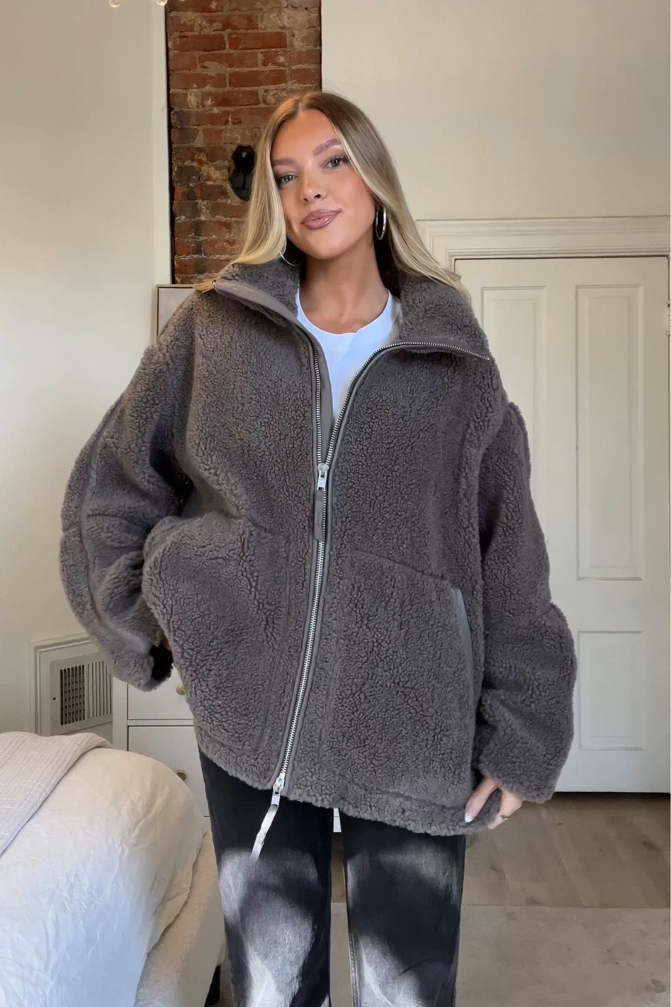 Oversized Teddy Fleece Jacket from H&M 🧸

#LTKStyleTip #LTKSeasonal #LTKFallSale