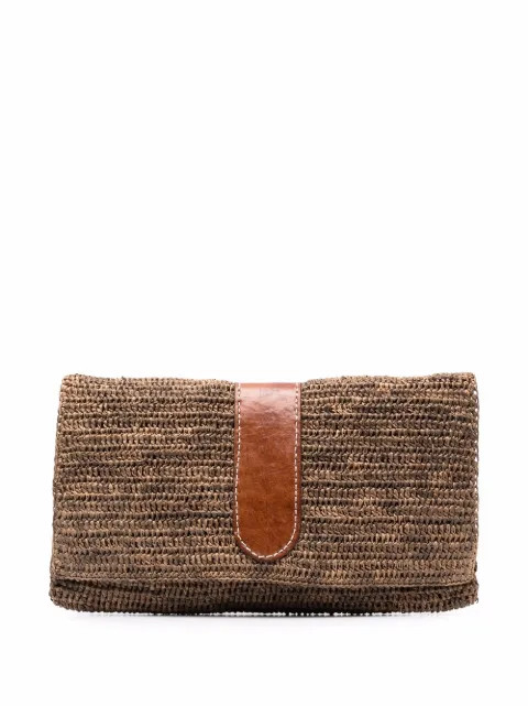 Clutch de ráfia | Farfetch (BR)