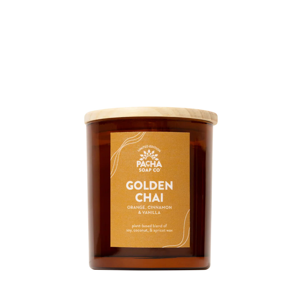 Golden Chai Candle | Pacha Soap Co.