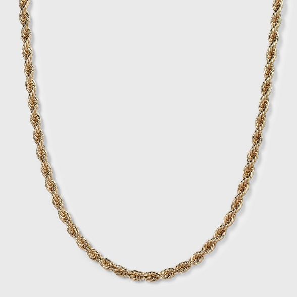 Toggle Frontal Rope Chain Necklace - A New Day™ Gold | Target