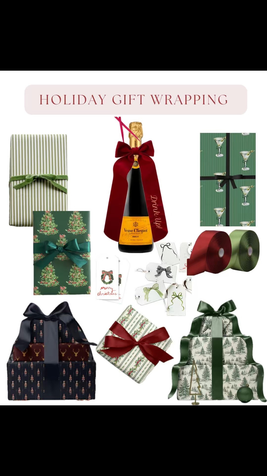 Christmas gift wrapping is my favorite! #wrappingpaper #christmasgiftwrapping #holidaygiftideas 

#LTKHoliday #LTKGiftGuide #LTKSeasonal