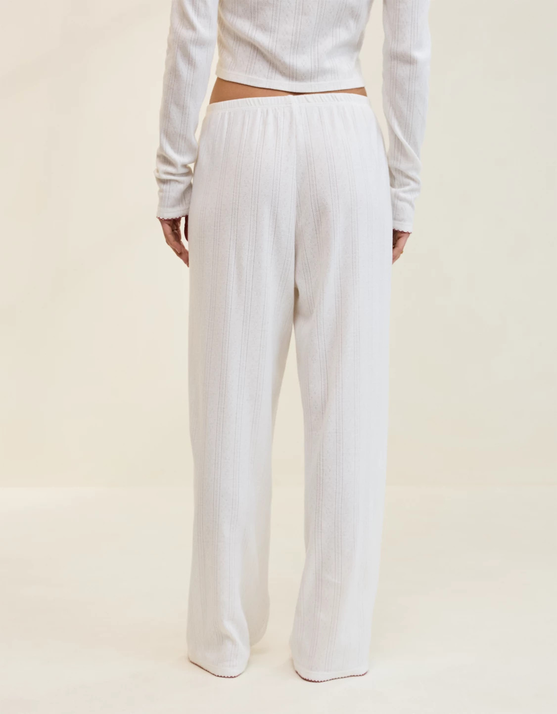 Aerie Off-Duty Pointelle Trouser PJ | Aerie