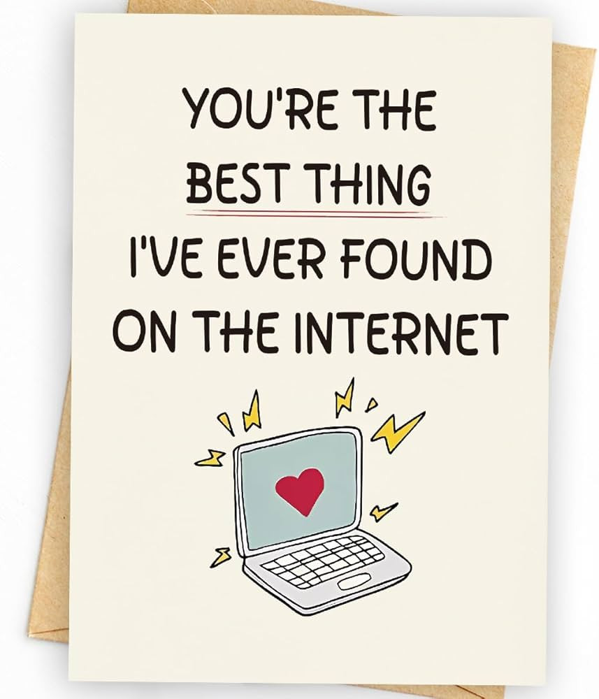 Valentines Day Card | Husband Birthday Card | Funny Birthday Cards for Men, Boyfriend, Husband, a... | Amazon (US)