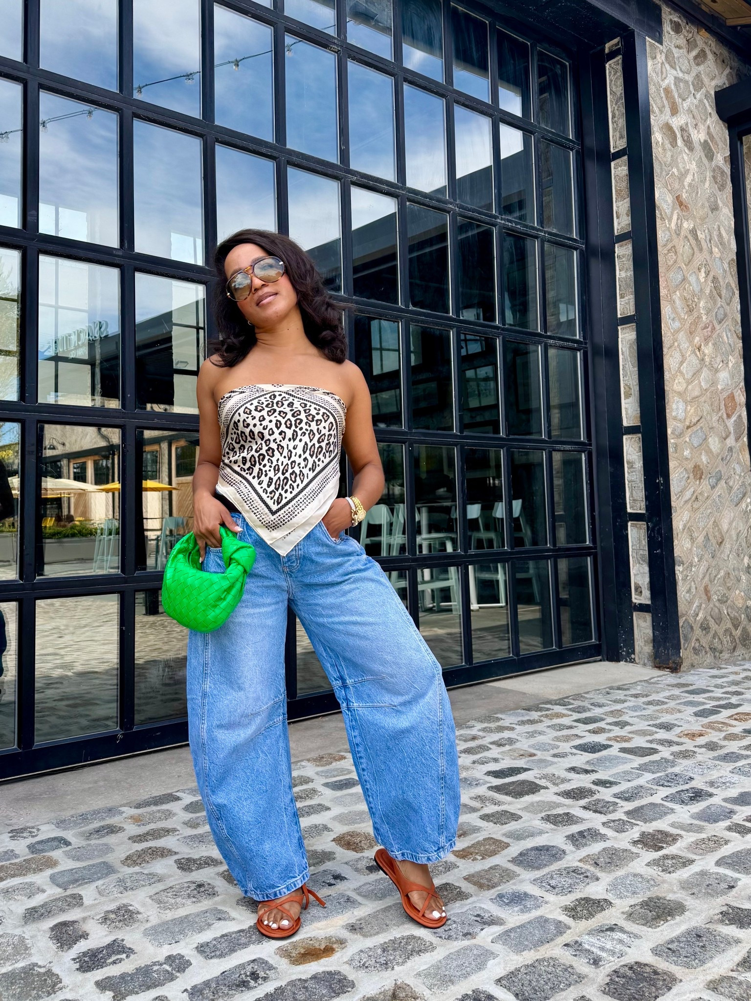 My fave barrel leg jams and new sandal alert! They are a comfy lace up style sandal that I’ve had my eye on for a minute! Currently on sale for $66. I’m wearing my true size in the sandals and a size up in my jeans for a baggier fit.

#LTKFindsUnder100 #LTKSaleAlert