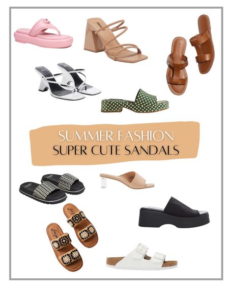 These sandals are so cute for summer! 

#LTKunder100 #LTKSeasonal #LTKshoecrush