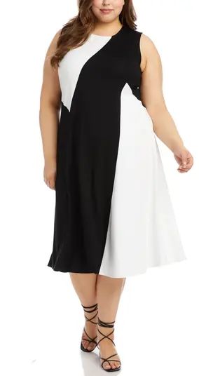 Karen Kane Sleeveless Colorblock Dress | Nordstrom | Nordstrom