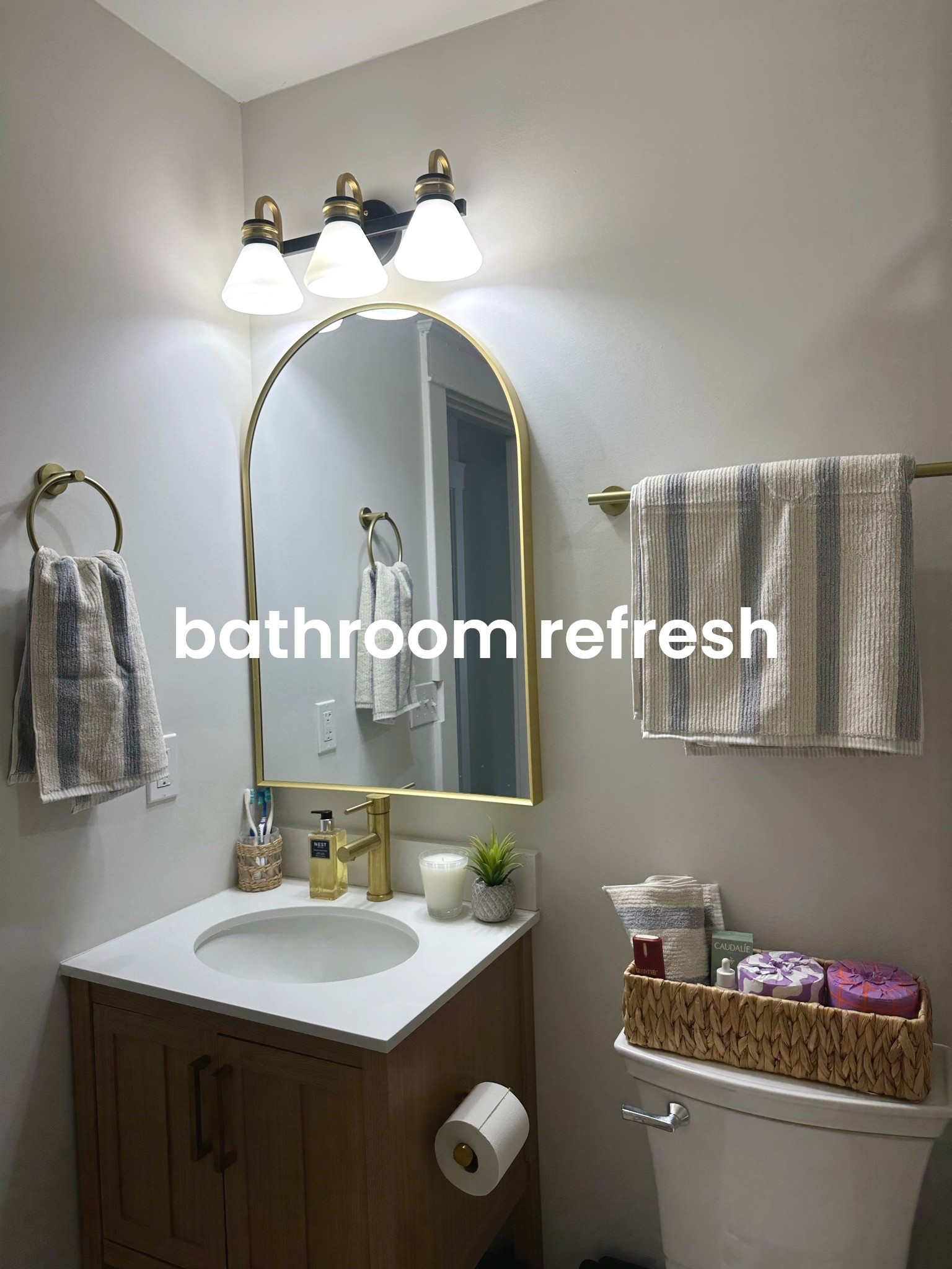 Nothing like new towels, a fresh candle, new soap, and a restock of products to make the bathroom feel brand new! 

@Nordstrom #NordstromPartner

#LTKHome #LTKBeauty
